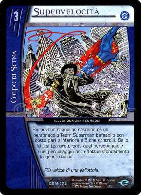 DSM-033 Supervelocita' non comune -NEAR MINT-