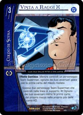 DSM-034 Vista a Raggi X rara -NEAR MINT-