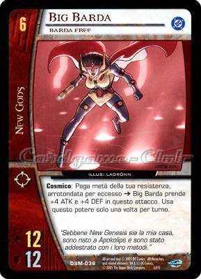 DSM-036 Big Barda comune -NEAR MINT-