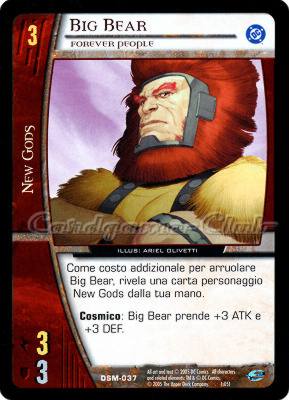 DSM-037 Big Bear comune -NEAR MINT-