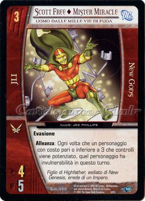 DJL-060 Scott Free + Mister Miracle non comune -NEAR MINT-