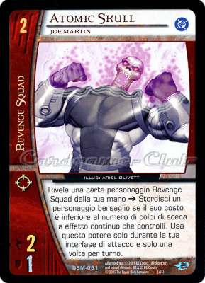 DSM-061 Atomic Skull non comune -NEAR MINT-