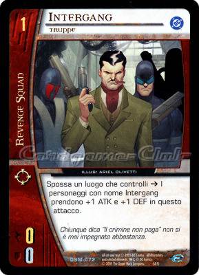 DSM-072 Intergang non comune -NEAR MINT-