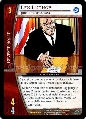 DSM-074 Lex Luthor rara -NEAR MINT-