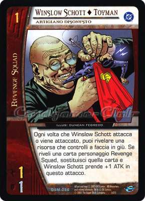 DSM-086 Winslow Schott + Toyman non comune -NEAR MINT-