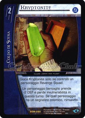 DSM-090 Kryptonite rara -NEAR MINT-