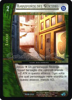 DSM-094 Bassifondi del Suicidio non comune -NEAR MINT-