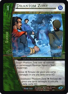 DSM-129 Phantom Zone non comune -NEAR MINT-