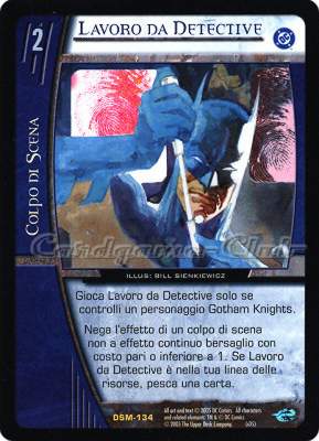 DSM-134 Lavoro da Detective rara -NEAR MINT-