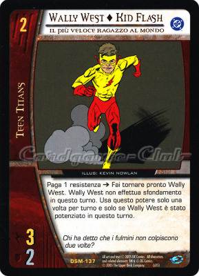 DSM-137 Wally West + Kid Flash rara -NEAR MINT-