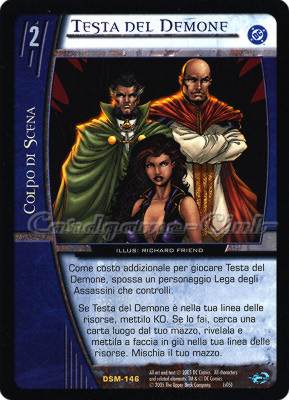 DSM-146 Testa del Demone rara -NEAR MINT-