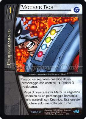 DSM-157 Mother Box non comune -NEAR MINT-
