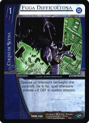 DSM-158 Fuga Difficoltosa comune -NEAR MINT-