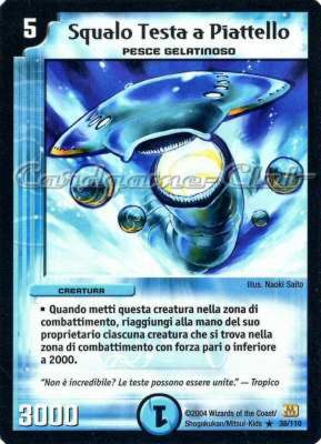 DM-01 038/110 Squalo Testa a Piattello rara -NEAR MINT-