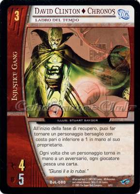 DJL-080 David Clinton + Chronos comune -NEAR MINT-