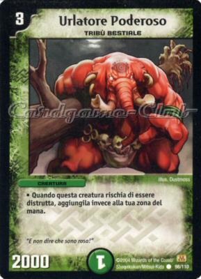 DM-01 098/110 Urlatore Poderoso comune -NEAR MINT-