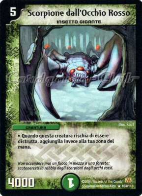 DM-01 103/110 Scorpione dall'Occhio Rosso rara -NEAR MINT-