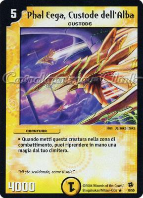 DM-02 Sterminatori Apocalittici 08/55 Phal Eega, Custode dell'Alba rara -NEAR MINT-