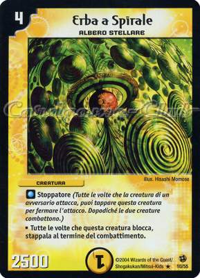 DM-02 Sterminatori Apocalittici 10/55 Erba a Spirale rara -NEAR MINT-