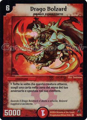 DM-02 Sterminatori Apocalittici 35/55 Drago Bolzard molto rara foil -NEAR MINT-