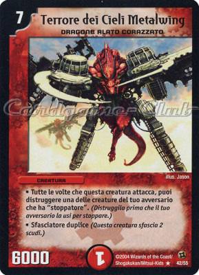 DM-02 Sterminatori Apocalittici 42/55 Terrore dei Cieli Metalwing rara -NEAR MINT-