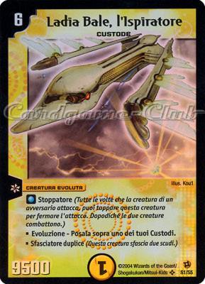 DM-02 Sterminatori Apocalittici S1/S5 Ladia Bale, l'Ispiratore super rara foil -NEAR MINT-