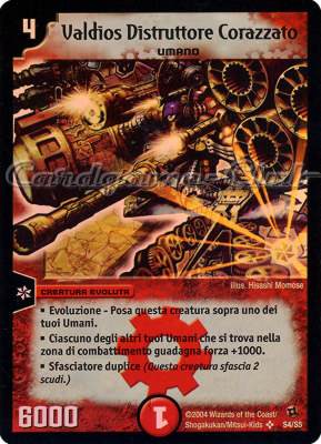 DM-02 Sterminatori Apocalittici S4/S5 Valdios Distruttore Corazzato super rara foil -NEAR MINT-