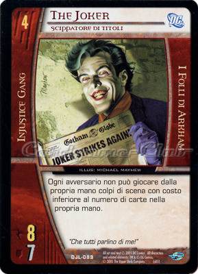 DJL-089 The Joker comune -NEAR MINT-
