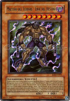 EOJ-IT004 Maestro del Terrore-Eroe del Destino ultra rara Unlimited (IT) -NEAR MINT-