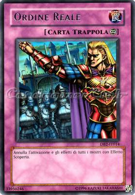 DB2-IT014 Ordine Reale rara (IT) -NEAR MINT-