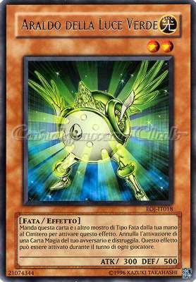 EOJ-IT018 Araldo della Luce Verde rara Unlimited (IT)  -PLAYED-