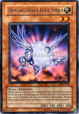 EOJ-IT019 Araldo della Luce Viola rara Unlimited (IT) -NEAR MINT-