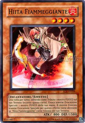 EOJ-IT028 Hiita Fiammeggiante comune Unlimited (IT) -NEAR MINT-