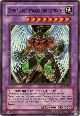 EOJ-IT035 Uomo Alato Selvaggio Eroe Elementale super rara Unlimited (IT) -NEAR MINT-