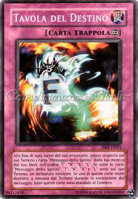 DB2-IT021 Tavola del Destino comune (IT) -NEAR MINT-