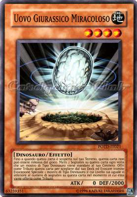 POTD-IT021 Uovo Giurassico Miracoloso comune Unlimited (IT) -NEAR MINT-