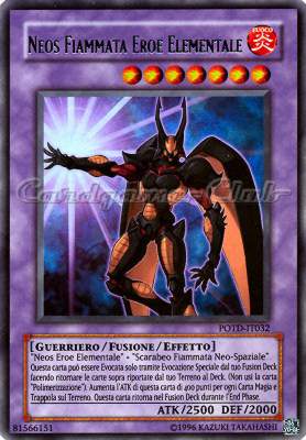 POTD-IT032 Neos Fiammata Eroe Elementale ultra rara Unlimited (IT) -NEAR MINT-