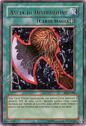 SDM-I002 Ascia di Distruzione ultra rara Unlimited (IT) -NEAR MINT-
