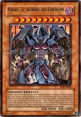 SOI-IT003 Raviel, il Signore dei Fantasmi ultra rara Unlimited (IT) -NEAR MINT-