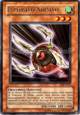 SOI-IT011 Esplosivo Adesivo rara Unlimited (IT) -NEAR MINT-