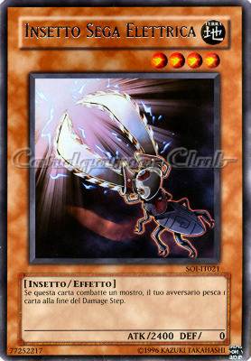 SOI-IT021 Insetto Sega Elettrica rara Unlimited (IT) -NEAR MINT-