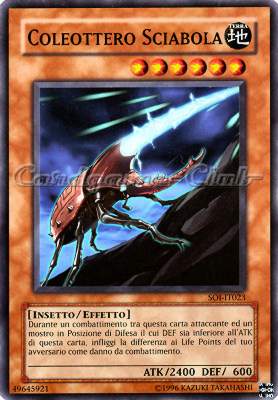 SOI-IT023 Coleottero Sciabola comune Unlimited (IT) -NEAR MINT-