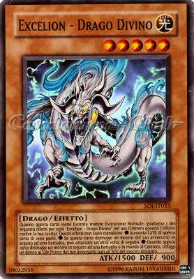 SOI-IT033 Excelion-Drago Divino super rara Unlimited (IT) -NEAR MINT-