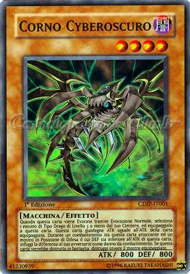 CDIP-IT001 Corno Cyberoscuro super rara 1a Edizione (IT) -NEAR MINT-