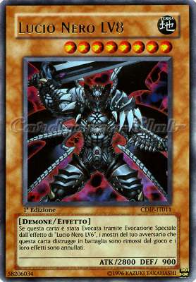 CDIP-IT011 Lucio Nero LV8 ultra rara 1a Edizione (IT) -GOOD-