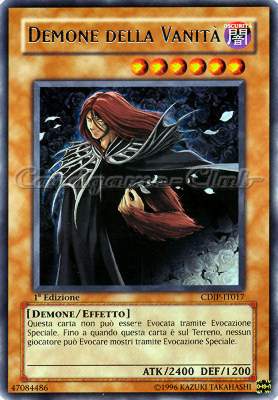CDIP-IT017 Demone della Vanita' rara 1a Edizione (IT) -NEAR MINT-