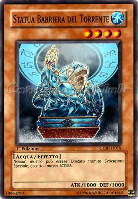 CDIP-IT019 Statua Barriera del Torrente comune 1a Edizione (IT) -NEAR MINT-