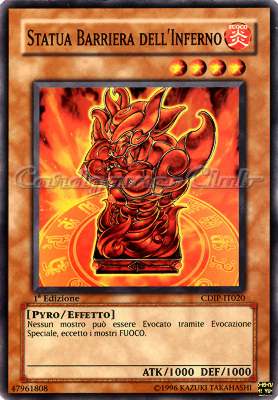 CDIP-IT020 Statua Barriera dell'Inferno comune 1a Edizione (IT) -NEAR MINT-