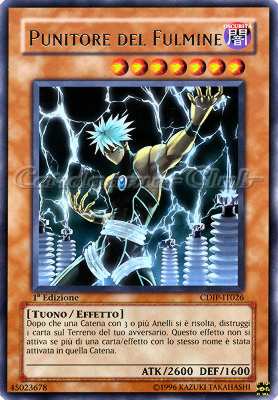 CDIP-IT026 Punitore del Fulmine rara 1a Edizione (IT) -NEAR MINT-