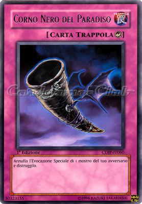 CDIP-IT060 Corno Nero del Paradiso rara 1a Edizione (IT) -NEAR MINT-